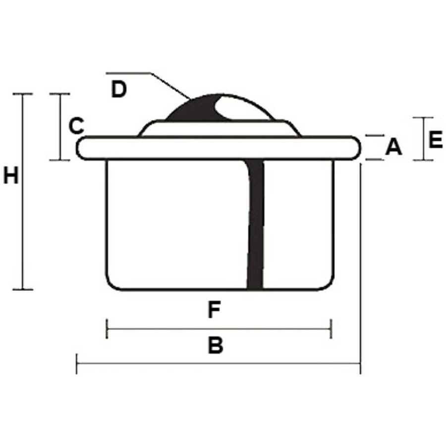 BSR kogelwiel 31-15 nylon-2