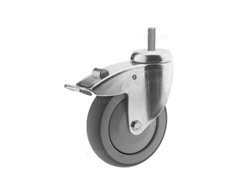 Zwenkwiel 125 verzinkt 2TPKO M6x15mm met rem 