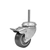 Zwenkwiel 50 verzinkt 1PU M8x33mm met rem