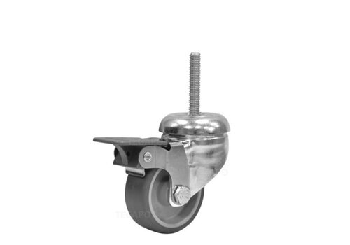 Zwenkwiel 50 verzinkt 2TP M6x32mm met rem 