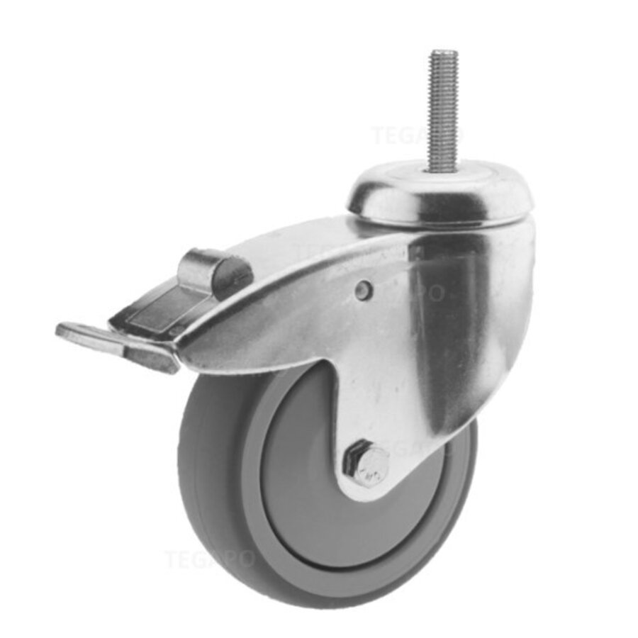 Zwenkwiel 100 verzinkt 2TPKO M8x32mm met rem-1