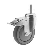 Zwenkwiel 125 verzinkt 2TPKO M8x32mm met rem