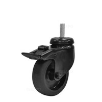 Zwenkwiel 75 black line 2TP M6x16mm met rem