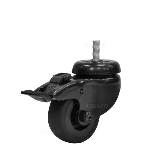 Zwenkwiel 50 black line 2TP M8x18mm met rem 