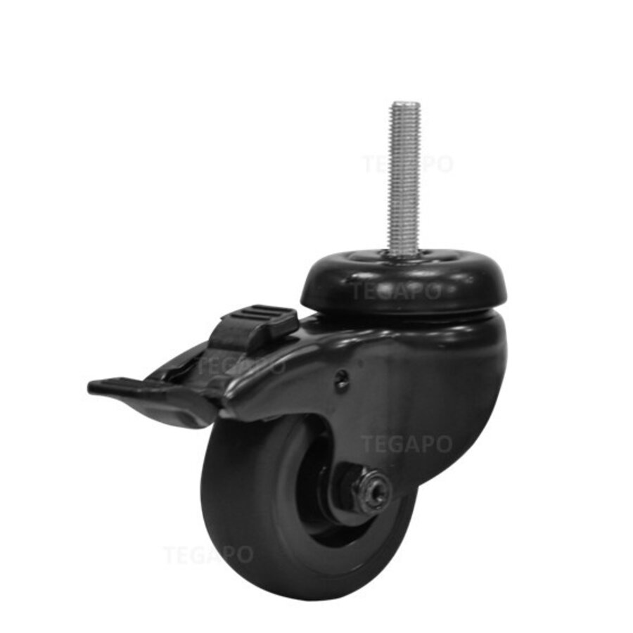 Zwenkwiel 50 black line 2TP M8x33mm met rem-1