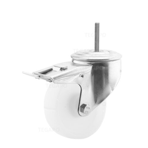 Zwenkwiel nylon 100 3NO M8x30mm met rem 