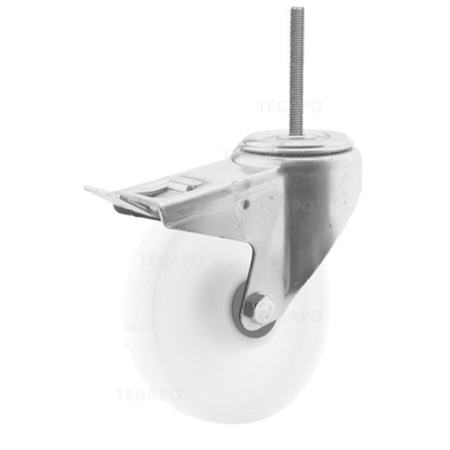 Zwenkwiel nylon 160 3NO M8x40mm met rem-1