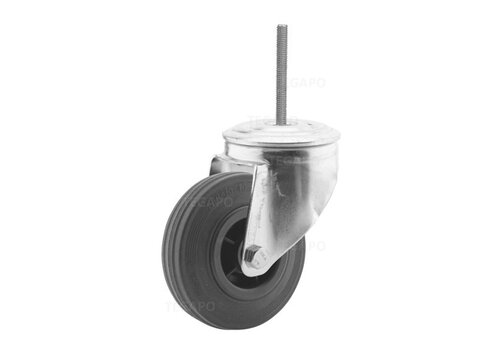Zwenkwiel rubber 100 3KO M10x52mm 