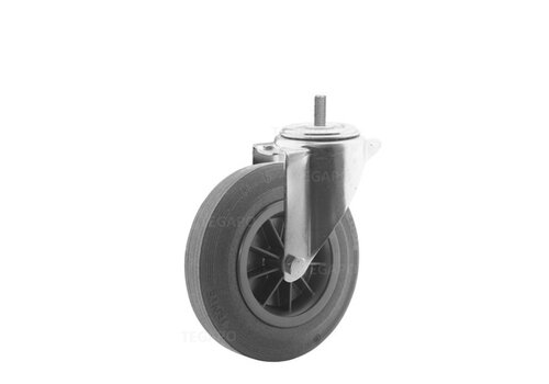 Zwenkwiel rubber 200 3KO M8x5mm 
