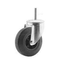 Zwenkwiel rubber 125 3KO M8x30mm