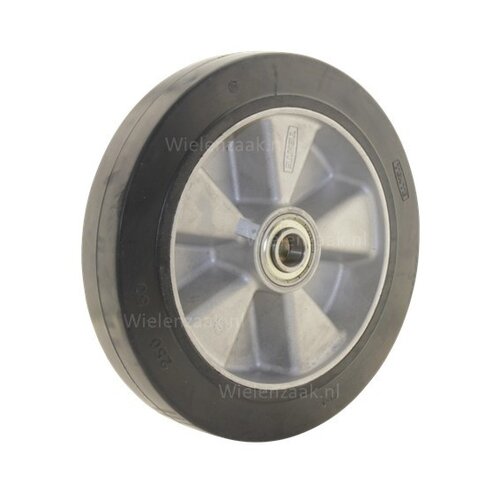 TENTE wiel rubber 250 5SO asgat 12mm 