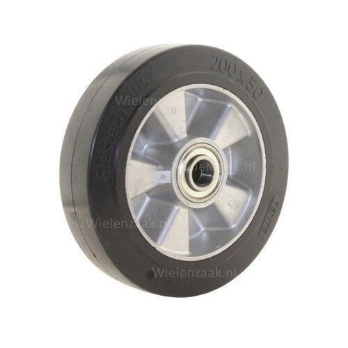 TENTE wiel rubber 200 5SO asgat 12mm 