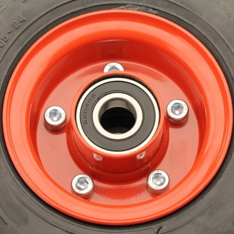 STAX volrubber band 260mm metaal rood asgat 25mm-2