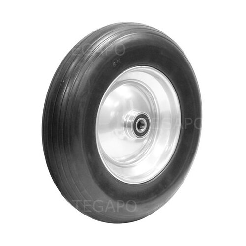 STAX volrubber band 385mm metaal grijs 