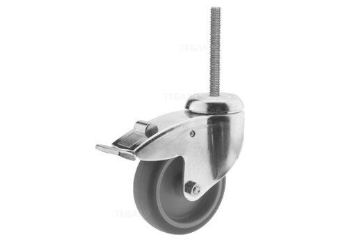 Zwenkwiel 100 verzinkt 2TP M8x52mm met rem 