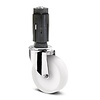 TENTE Zwenkwiel RVS 80 nylon NO ronde buis 27-30mm
