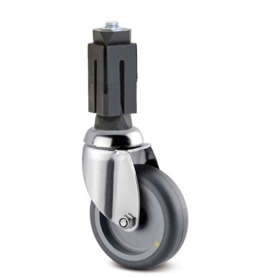 TENTE zwenkwiel RVS 75 7TP vierkante koker 24-27mm-1