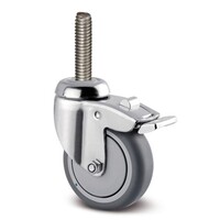 Zwenkwiel RVS 100 7TPKO M8x65 met rem