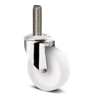 Zwenkwiel RVS 80 nylon NO M12x65