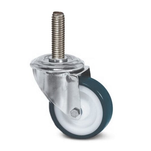 Zwenkwiel RVS 125 nylon NOC M12x65 
