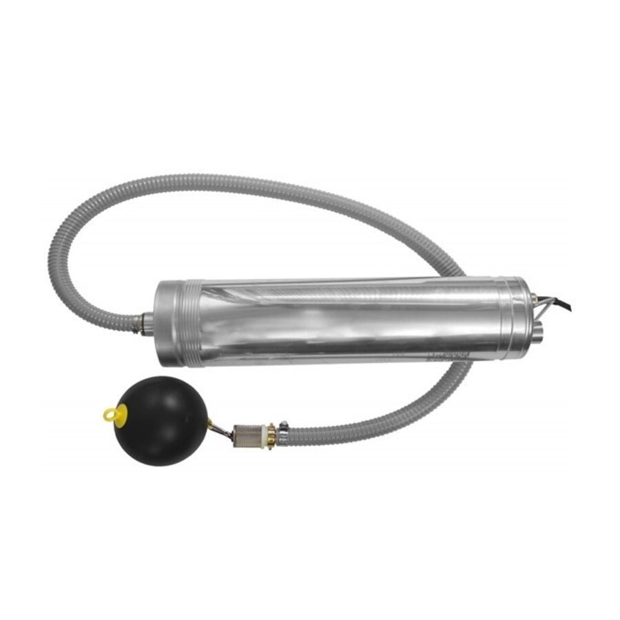 INOX Niro 2440 automatische pomp met drijvende aanzuig en filterkorf-1