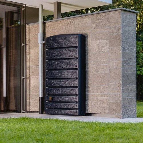 Garantia SLIM Extra dun 400 liter Stone decor antraciet 