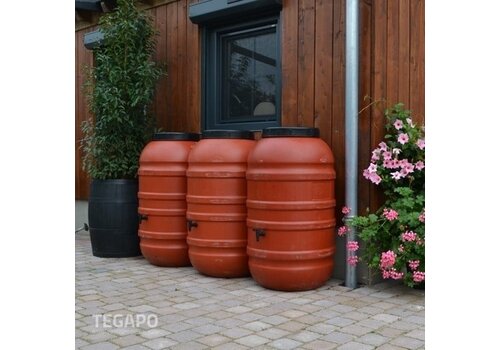 ReGreen Bowl set regenvat 660 liter terra 