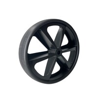 thumb-STAX Dino wiel 400mm rubberband rollager asgat 20mm-1