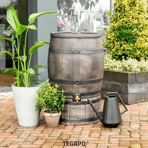 ROTO regenton 260 liter bruin 