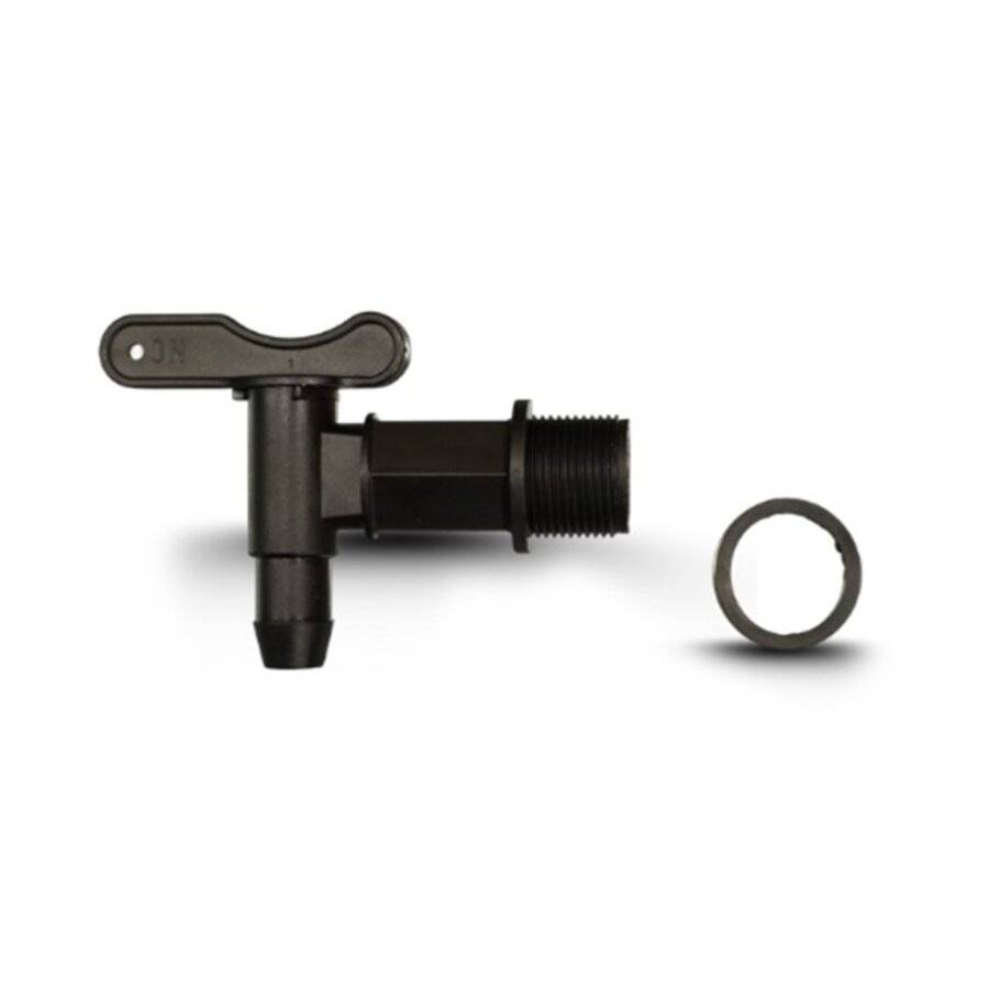 Prestige regenpijp regenton 100 liter graniet grijswit-2