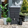 GRAF 300 liter rechthoek antraciet