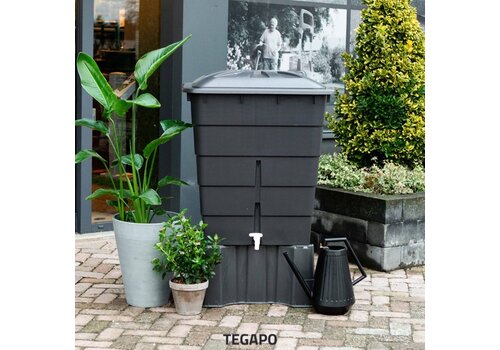 GRAF 300 liter rechthoek antraciet 