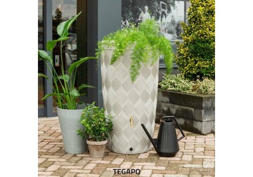 Grandland 235 liter regenton betonlook 