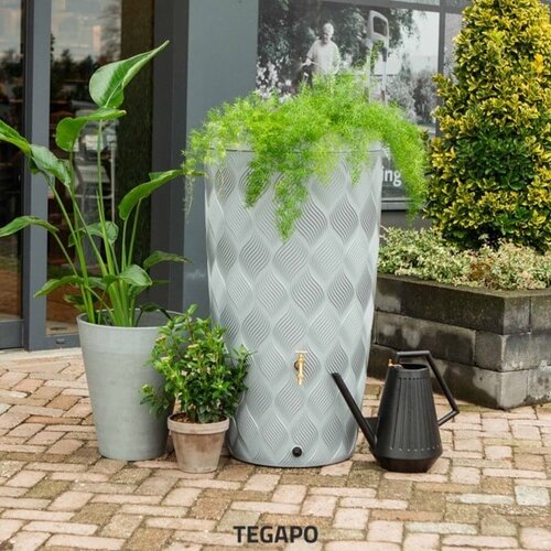 Grandland 235 liter regenton grijs 