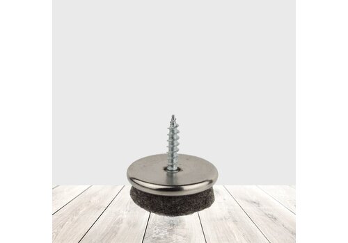 FFP AntiScratch viltglijder 28mm met schroef  FFP AntiScratch viltglijder 28mm met schroef