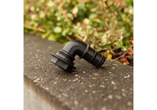 PP pilaar 25mm haaks compleet 