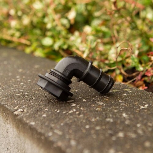 PP pilaar 25mm haaks compleet 