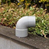 PVC bocht 90 graden 80mm m-vjs