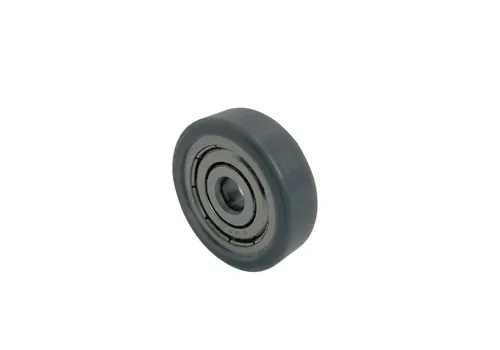 Wiel 3P grijs 25mm asgat 5mm  Wiel 3P grijs 25mm asgat 5mm
