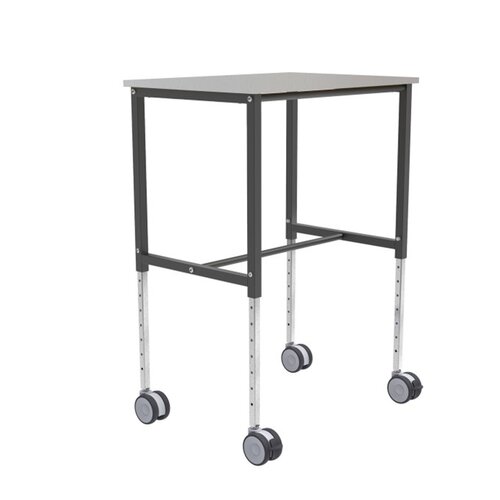 KOGA hoogteverstelbare werkbank op wielen 80x57cm grijs 