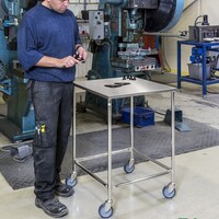 thumb-KOGA RVS verrijdbare werkbank op wielen 60x60cm-2