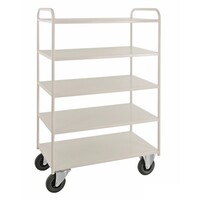 thumb-KOGA Schappenwagen wit met vlakke plateau's-2