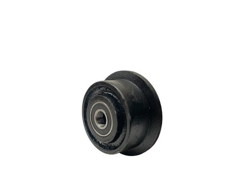 Livellö flenswiel gietijzer precisiekogellager 50x32mm 