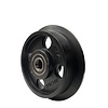 Livellö flenswiel gietijzer precisiekogellager 200x57mm