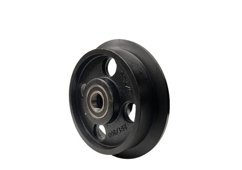 Livellö flenswiel gietijzer precisiekogellager 200x57mm 