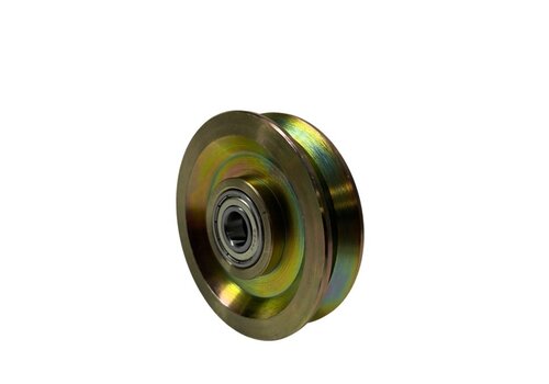 Livellö groefwiel gietijzer precisiekogellager 120x33mm 