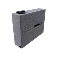 thumb-Smalle watertank 80 liter graniet grijs-1