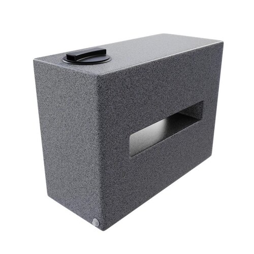 Smalle watertank 150 liter graniet grijs 