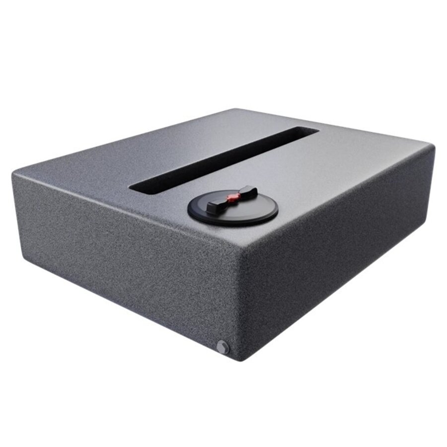 Platte watertank 400 liter graniet grijs-1