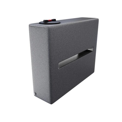 Smalle watertank 400 liter graniet grijs 